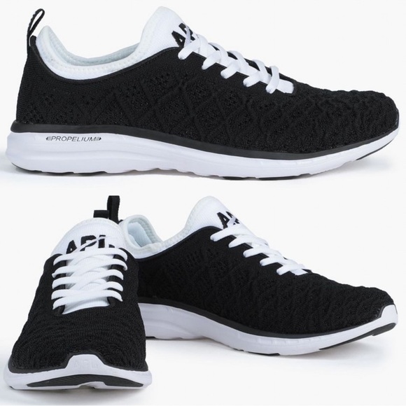 NWT APL Phantom Running Shoes Athletic Propulsion Labs Sneakers Black / white
